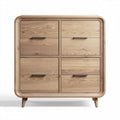 Mueble de almacenamiento de madera de pino 70 x 40 x 80cm con cuatro cajones